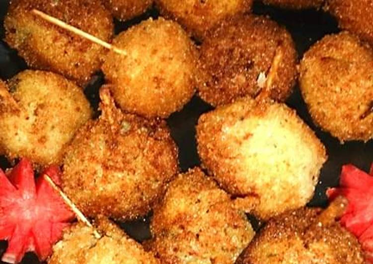 Easiest Way to Prepare Super Quick Homemade Cheese potato balls