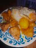 Pollo a la criolla 🍗😋 con huevo 🥚🥘