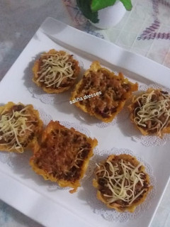 صورة لوصفة مملحات بزوائد ورق البسطيلة 😉😋