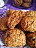 Coconut Oat Chewy Soft Cookies | Biskuit Oat Kelapa