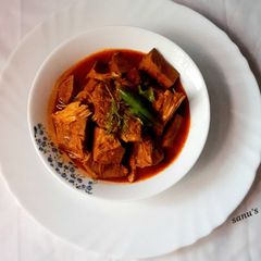 A picture of Jackfruit Curry.