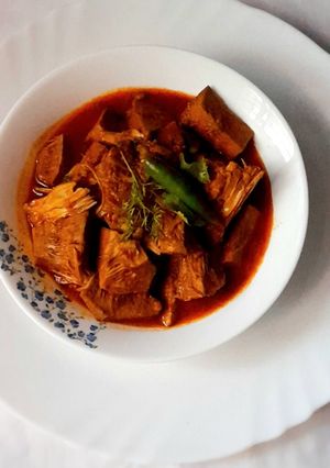A picture of Jackfruit Curry.