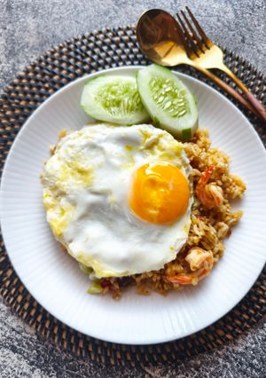 Foto resep Nasi goreng seafood bumbu ulek
