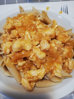 Csirkemell lecsósan, babosan recept fotója