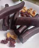 Chocolate con maní y Chocolate con pasas de uva