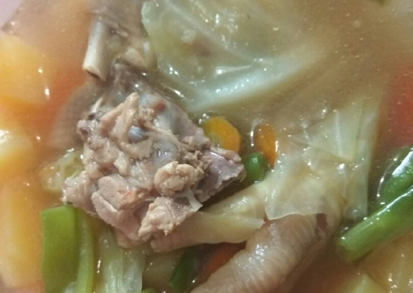 SOP ayam sederhana