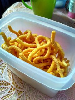 Foto resep 😍Ulat Sutra Keju 😳