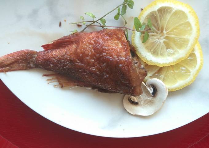 Красный окунь по-японски