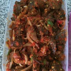 A picture of Pepper beef.