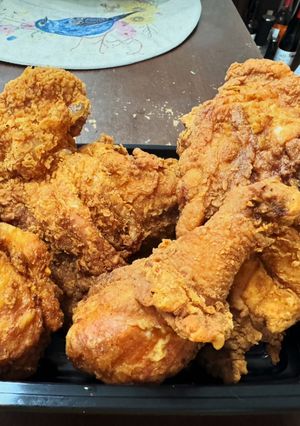 A picture of Jollibee Copycat ChickenJoy with Gravy.