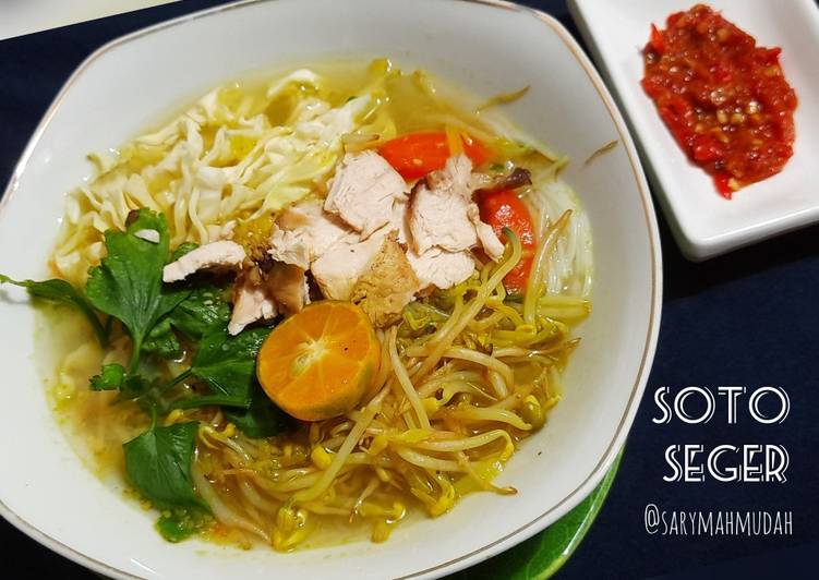 Belajar Menyiapkan 24. Soto seger yang Bisa Manjain Lidah