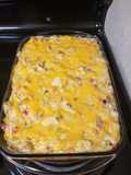 Chicken spaghetti with cheese