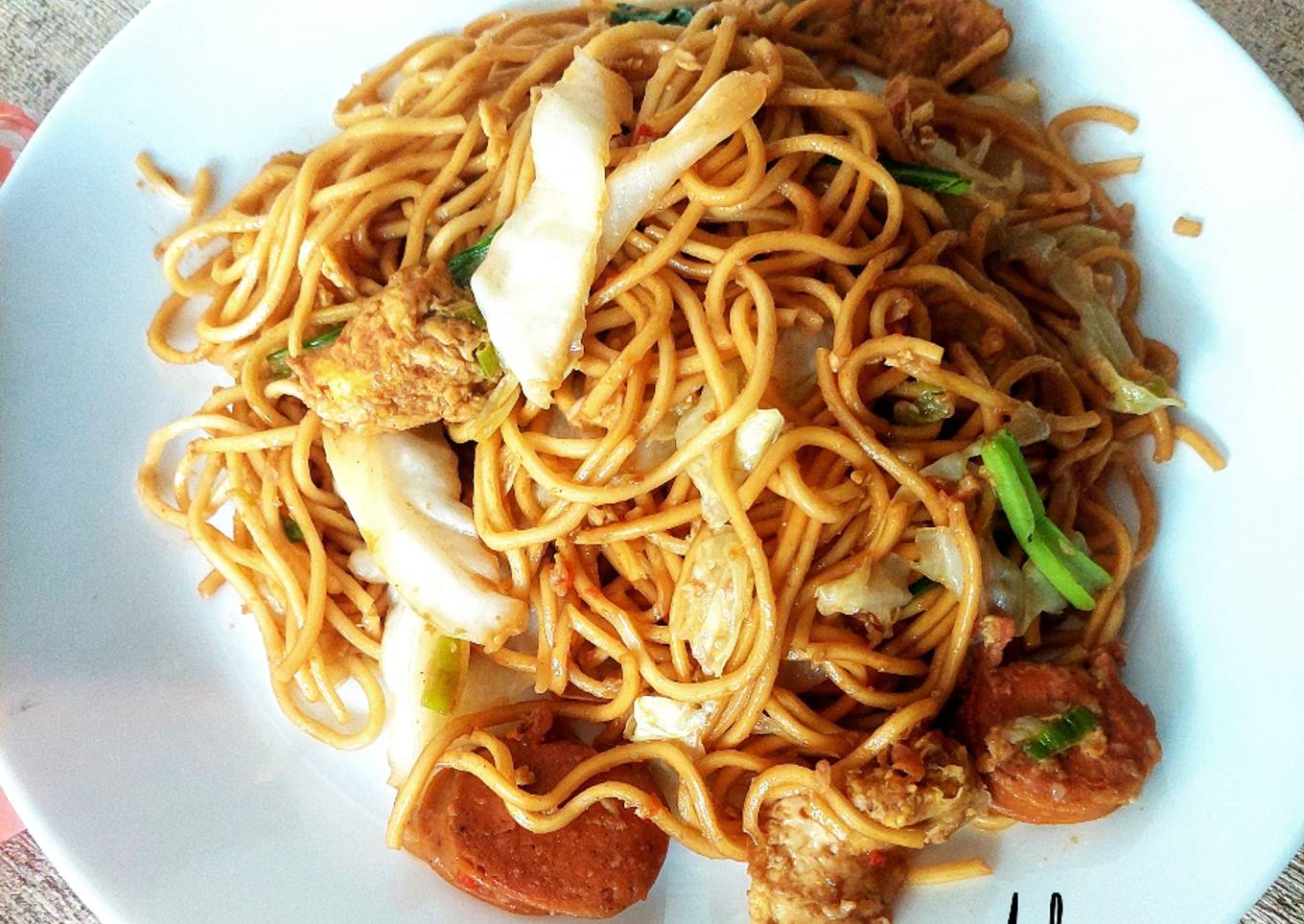 Mie Goreng Kolor (Kol dan Telor)