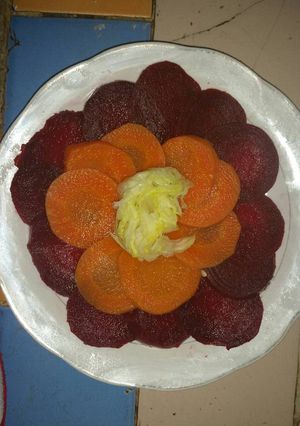 Una foto de Ensalada tri color