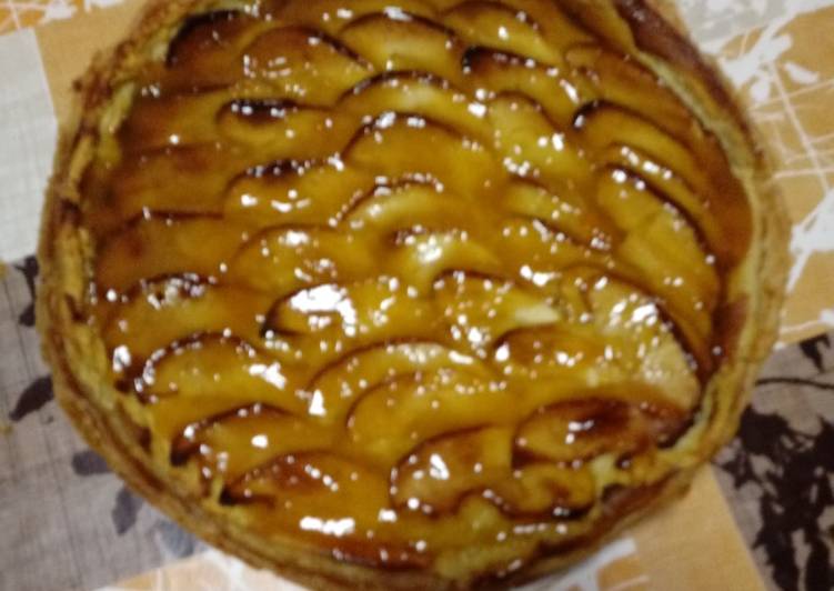 Tarta de manzana y yogur fácil