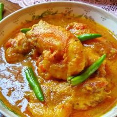 A picture of Prawn malai curry.