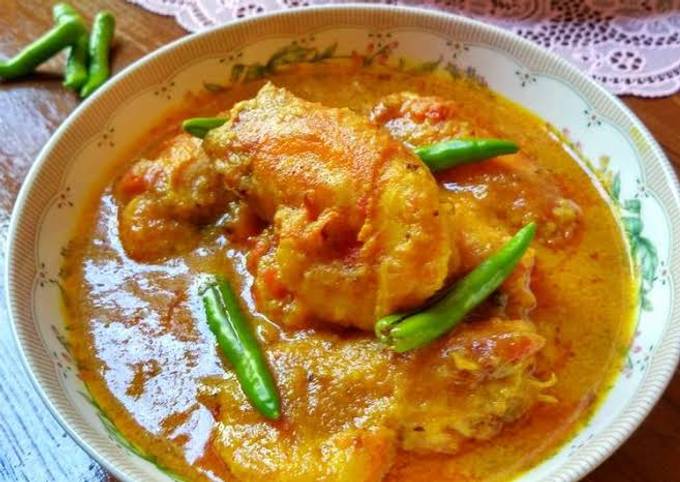 Prawn malai curry