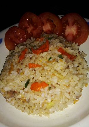 Foto resep Nasgor Teri Daun Jeruk