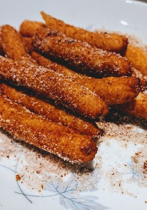 A picture of Farturas (Portuguese-Style Donuts).