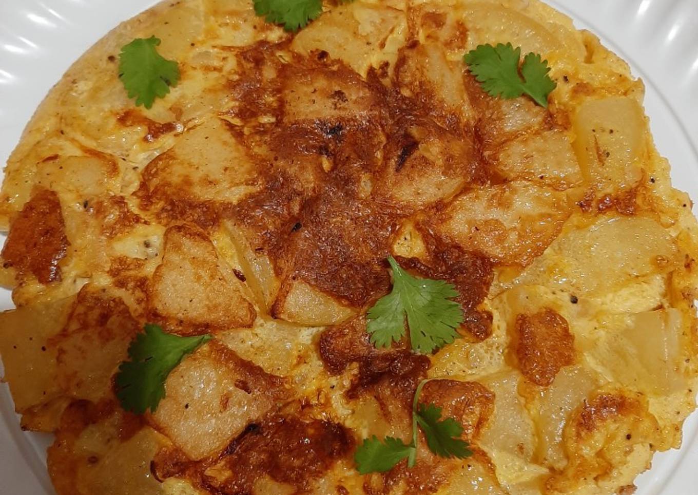 Tortilla de papa (saludable)