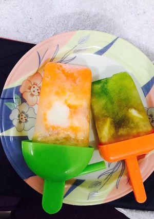 A picture of Tiranga icereame candy.