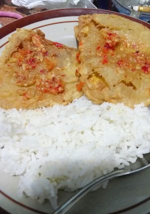 Foto resep Daprek (Telor Dadar Geprek)