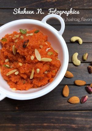 A picture of Gajar Halwa.