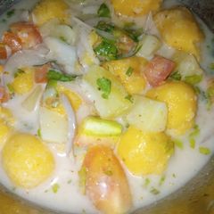 A picture of Alu Phulki Chat.