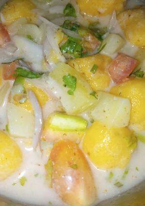 A picture of Alu Phulki Chat.