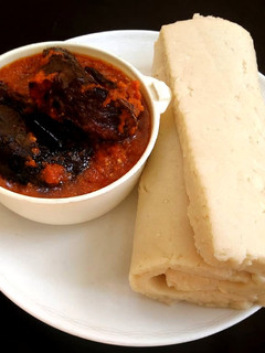 A picture of Pounded yam.