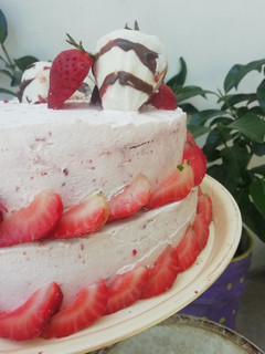 Una foto de Pastel red velvet