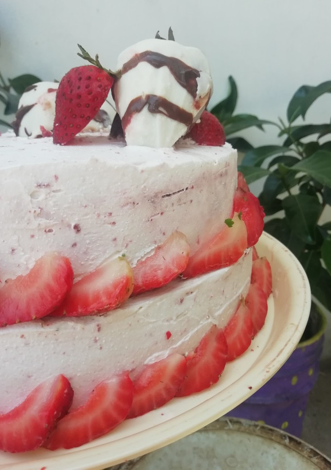 Una foto de Pastel red velvet