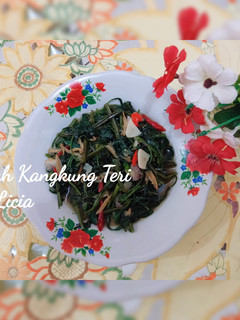 Foto resep Cah Kangkung Teri