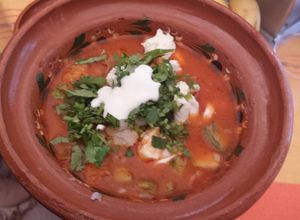 Una foto de Sopa de tortilla