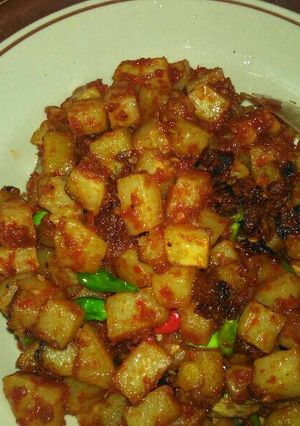 Foto resep Sambal goreng kentang petai rawit seuhah