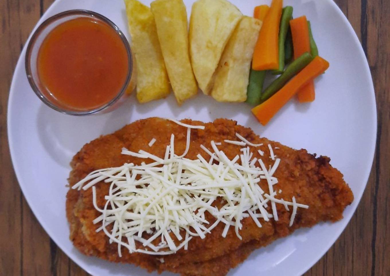 Chicken Steak with Barbeque Sauce