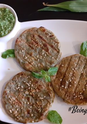 A picture of Bajra Mini Uttapam.