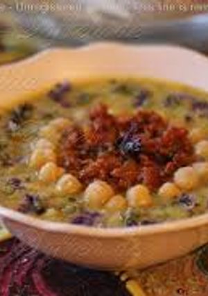 عکسی از دستور آش کشک لاهیجان