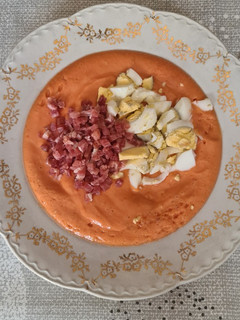 Una foto de Salmorejo