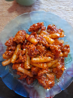 Foto resep Yangnyeom Chicken & Tteokbokki bumbu gochujang