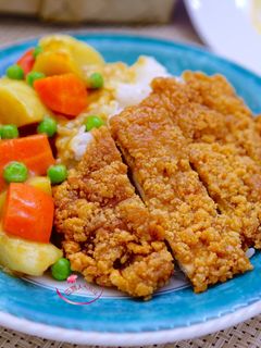 咖哩豬排飯 的食譜成品照片
