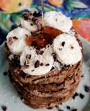 Hotcakes de harina de plátano macho