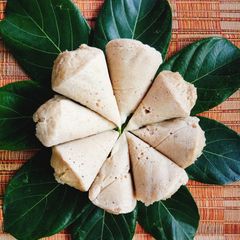 A picture of Wheat cone idli.