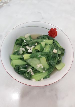 Foto resep Tumis pokcoi bawang putih