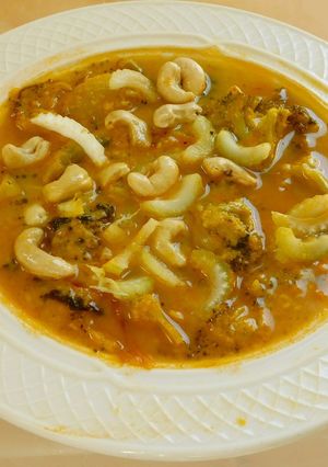 A picture of A Hearty Healthy Soup.