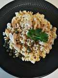 Fusille con salsa Alfredo