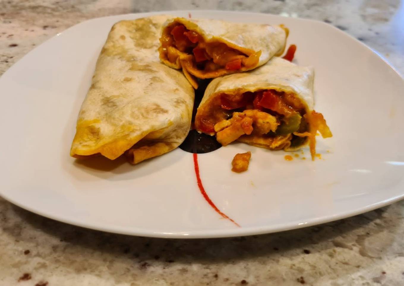 Burrito de pollo