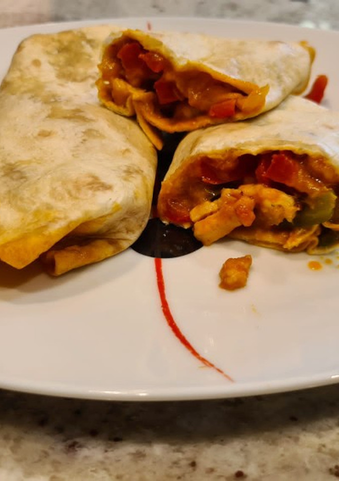 Una foto de Burrito de pollo