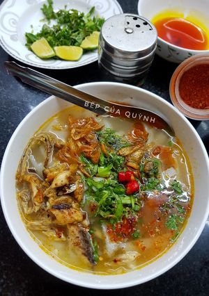 Hình của món Bánh canh cá nục nướng Đà Nẵng.