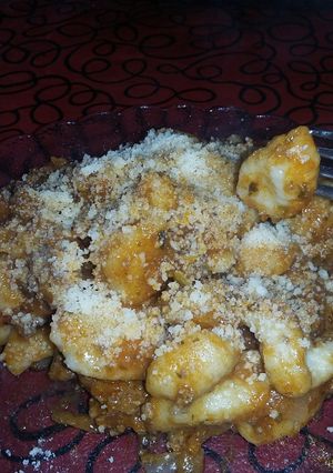 Una foto de Ñoquis caseros